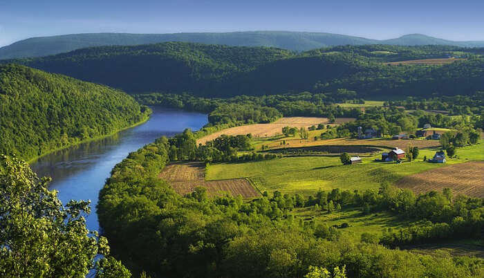Beautiful River in USA