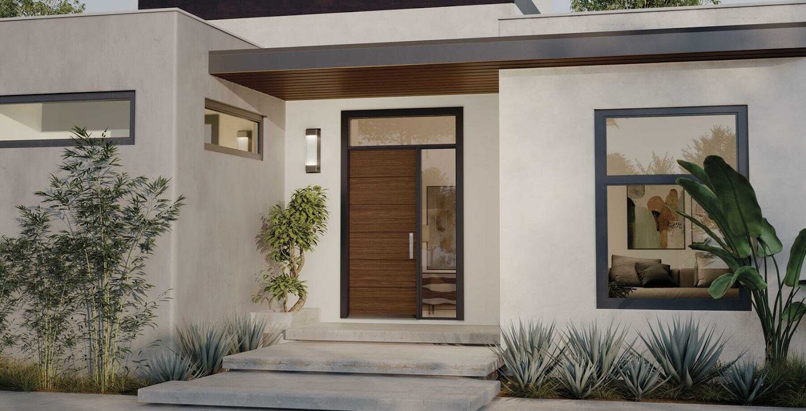 Bên cạnh phong thuỷ, cửa chính vẫn cần đảm bảo tính thẩm mỹ và phù hợp với thiết kế của ngôi nhà.