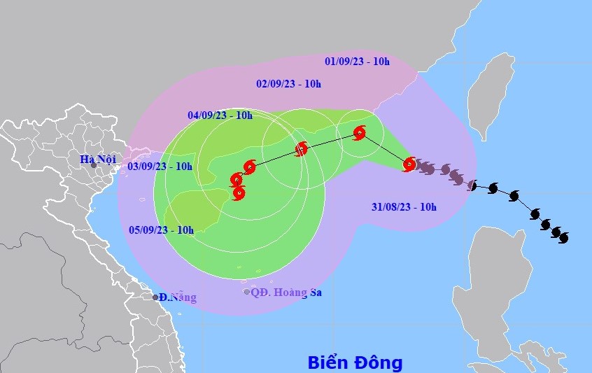 CẬP NHẬT: Bão SAOLA (bão số 3) giật cấp 17, di chuyển rất phức tạp; BCĐ quốc gia yêu cầu theo dõi chặt chẽ, sẵn sàng các biện pháp ứng phó - Ảnh 1.
