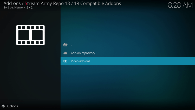 Choose Video add-ons.