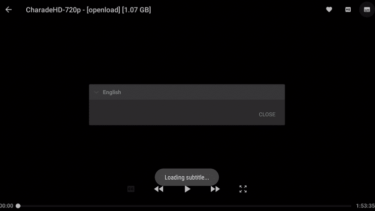Another great feature within Cinema HD APK is the ability to use Subtitles when playing content.