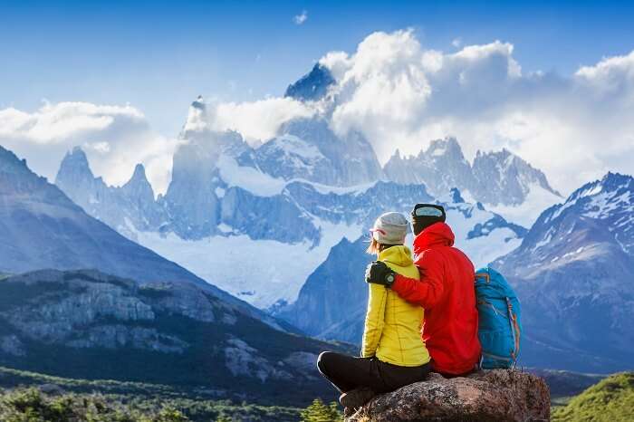 Couple in Patagonia, South America