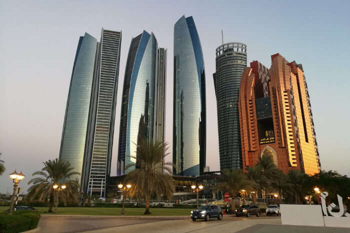 Etihad Towers in Abu Dhabi