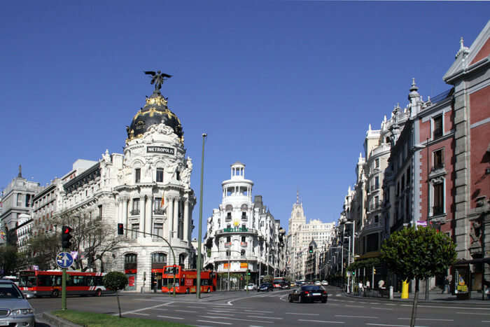 Famous city Madrid