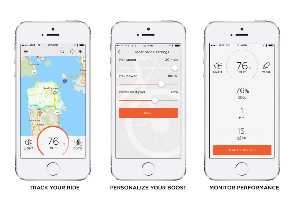 Faraday electric bike app