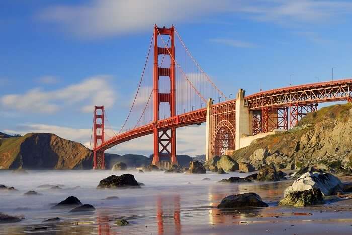 Golden Gate Bridge as seen from Baker Beach