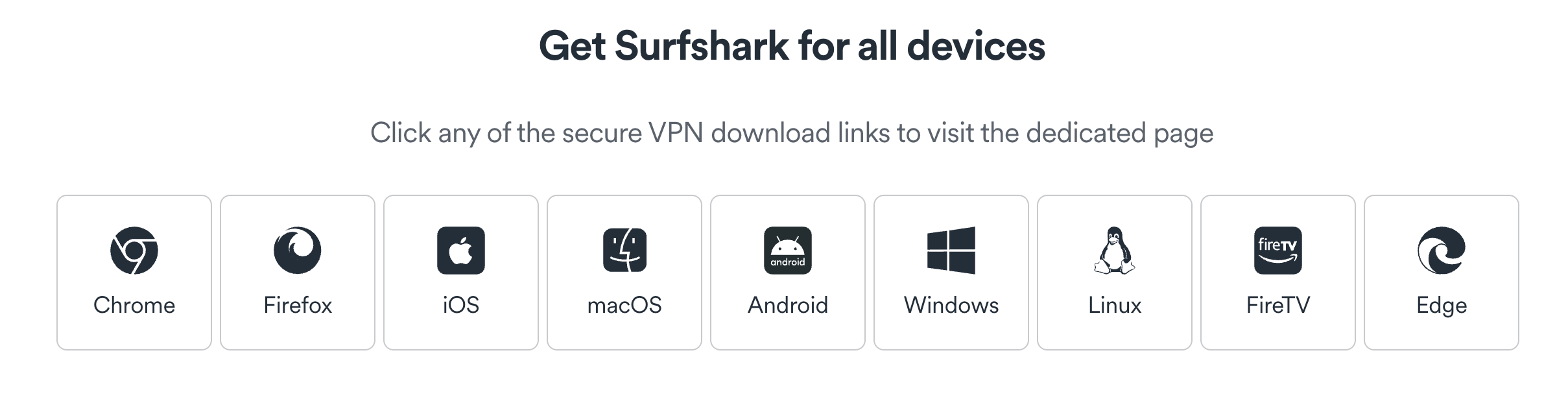 Install Surfshark VPN on your preferred device.