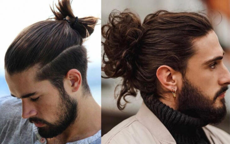 Kiá»u tÃ³c nam Äáº¹p Man bun