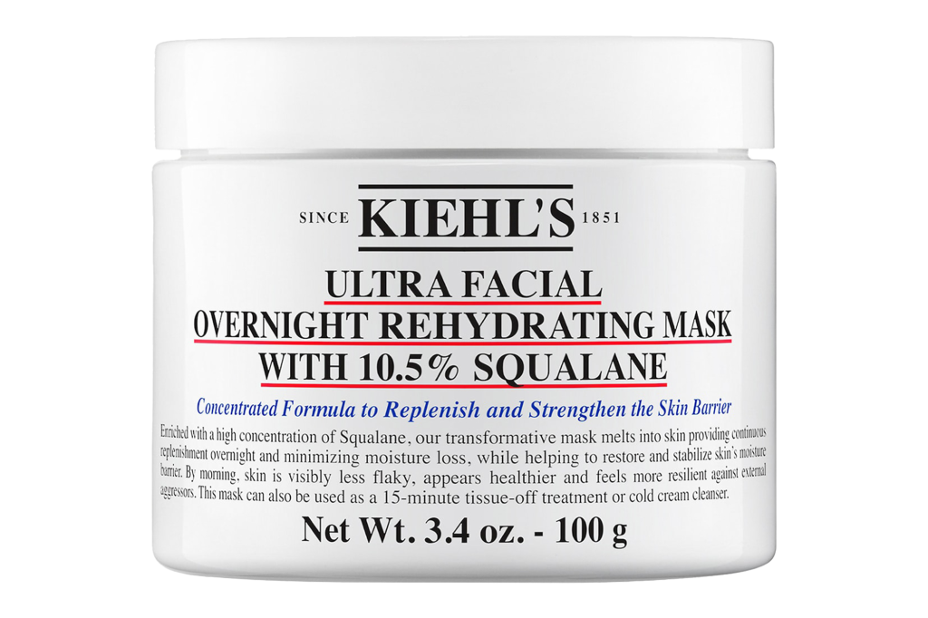 Kiehl's Since 1851 Ultra Facial Overnight Hydrating Face Mask with 10.5% Squalane