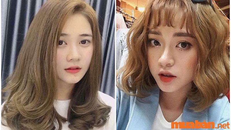 tóc màu nâu đỏ