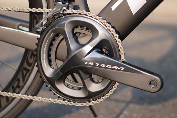 Racers interested in the Madone 9.0 might want to swap out the compact 50/34 crank