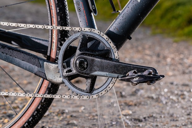 SRAM Red XPLR 1x crankset on a Canyon Grizl gravel bike