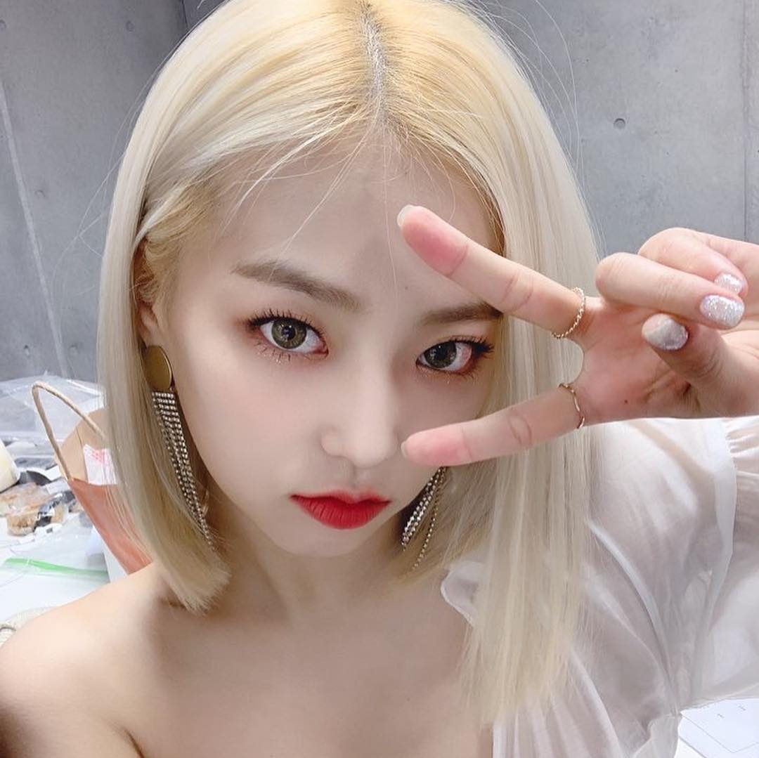 Straightened and Dyed Short Hair