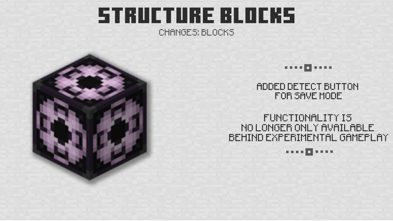 Structure Block in Minecraft PE 1.17.32