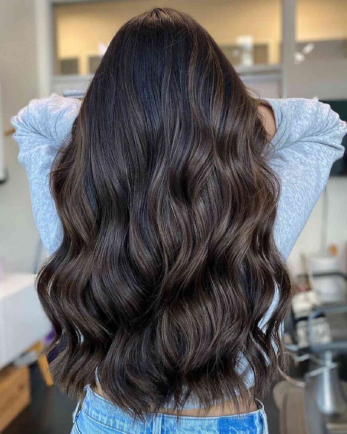 Hand-Painted Auburn Balayage Hair