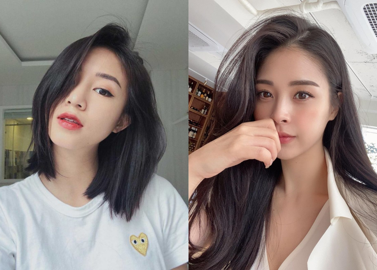 Tóc layer nữ mặt tròn mái lệch giúp bạn cá tính hơn