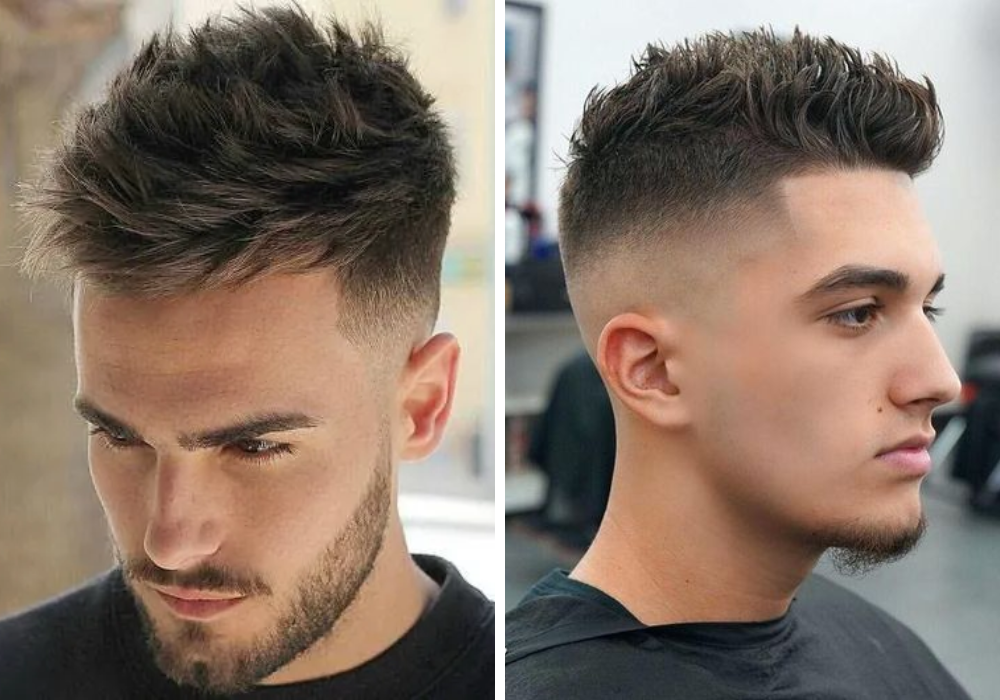 Tạo dáng tóc nam đẹp vuốt dựng