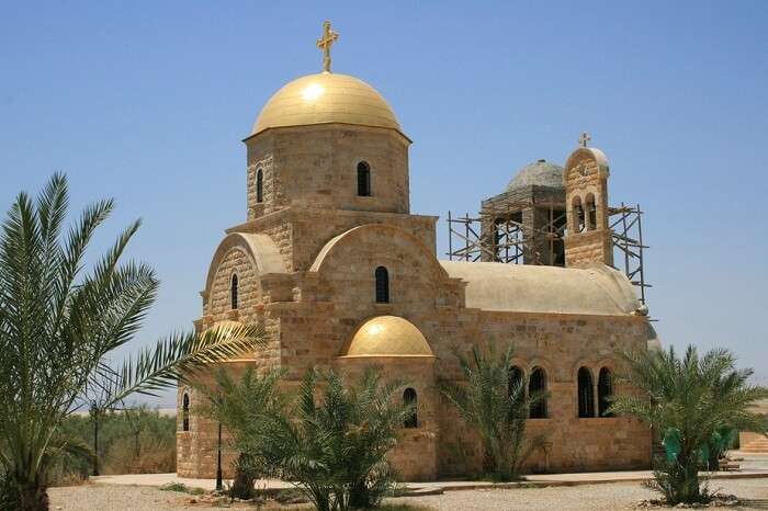 The famous church officially called the Bethany Beyond the Jordan