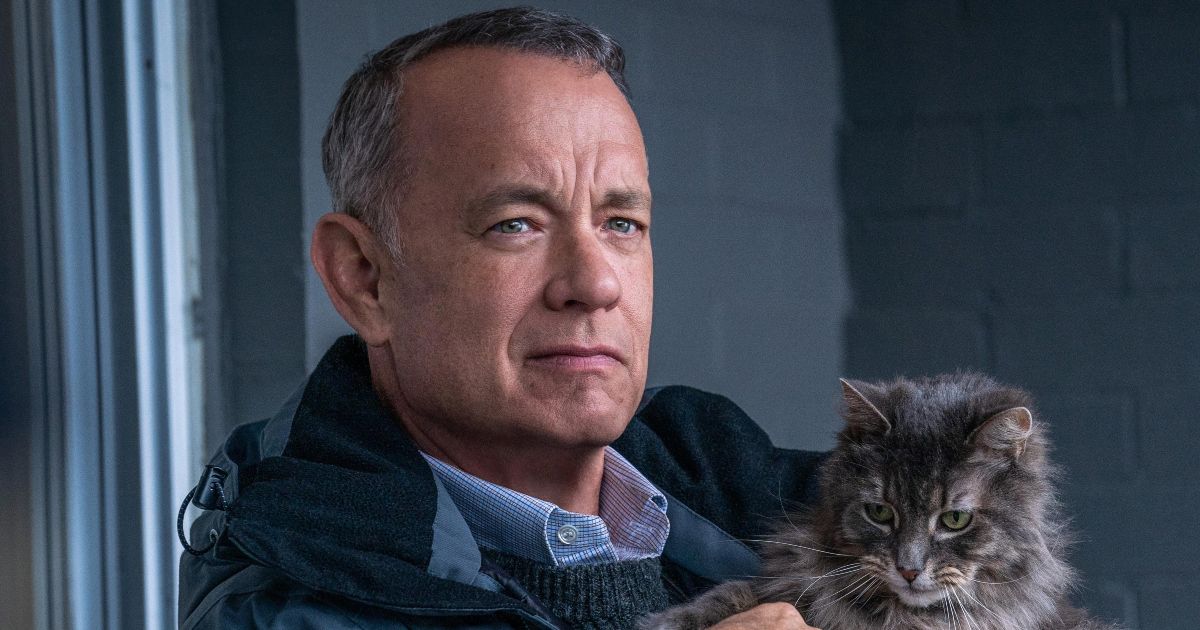 Tom Hanks in A Man Named Otto cat