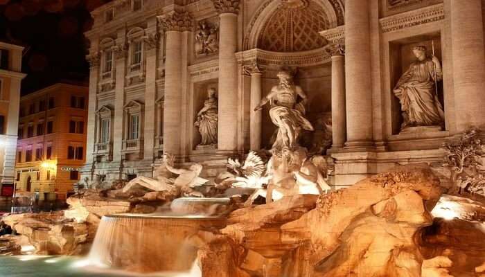 Toss A Good Luck Coin At Trevi Fountain