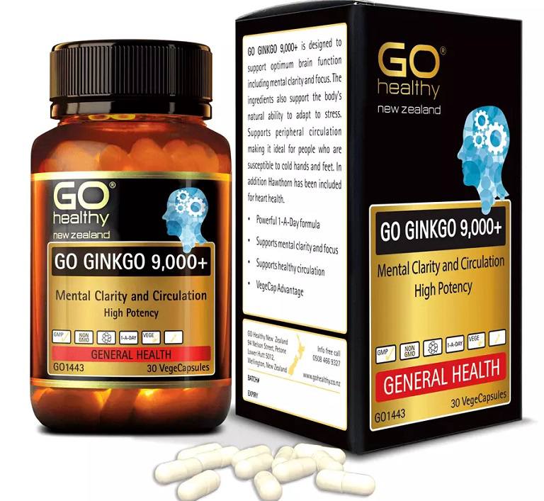 Viên uống giúp ăn ngon và ngủ tốt Go Ginkgo 9000