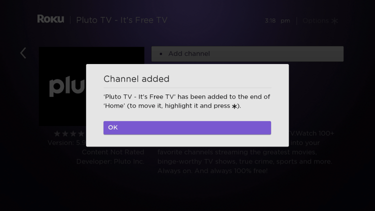 You can now sort channels within pluto tv apk and create a list of your Favorites.