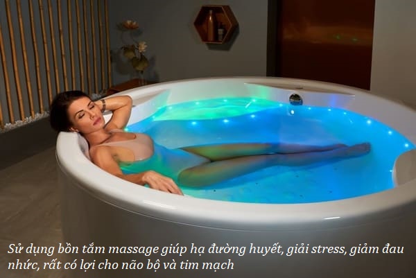công dụng bồn tắm massage