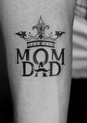 hình xăm mom dad ý nghĩa