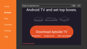how to install aptoide tv apk firestick