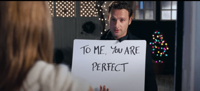 love actually cue cards