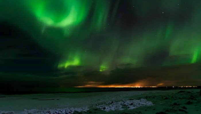 northern lights gives u awesome view