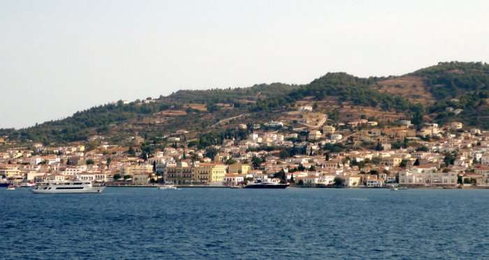 panoramic view of spetses