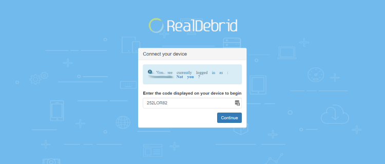 real-debrid.com/device for kodi