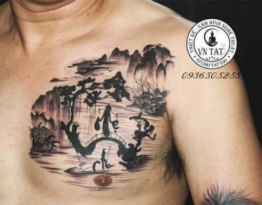 tattoo về cha mẹ nghệ thuật