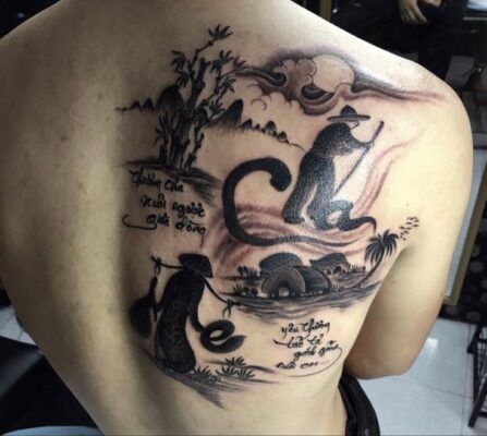 tattoo về cha mẹ siêu chất