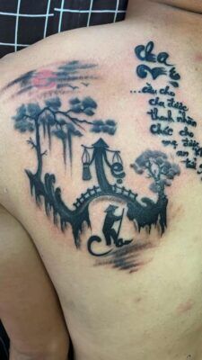 tattoo về cha mẹ siêu đẹp